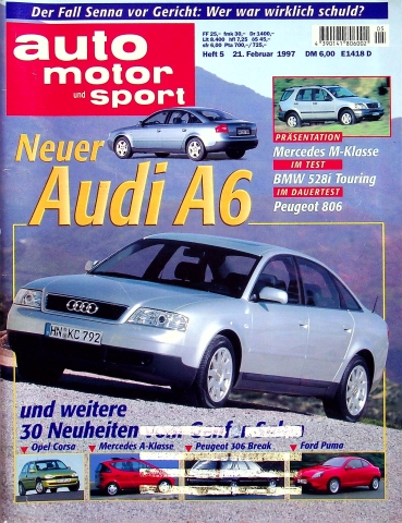 Deckblatt Auto Motor und Sport (05/1997)
